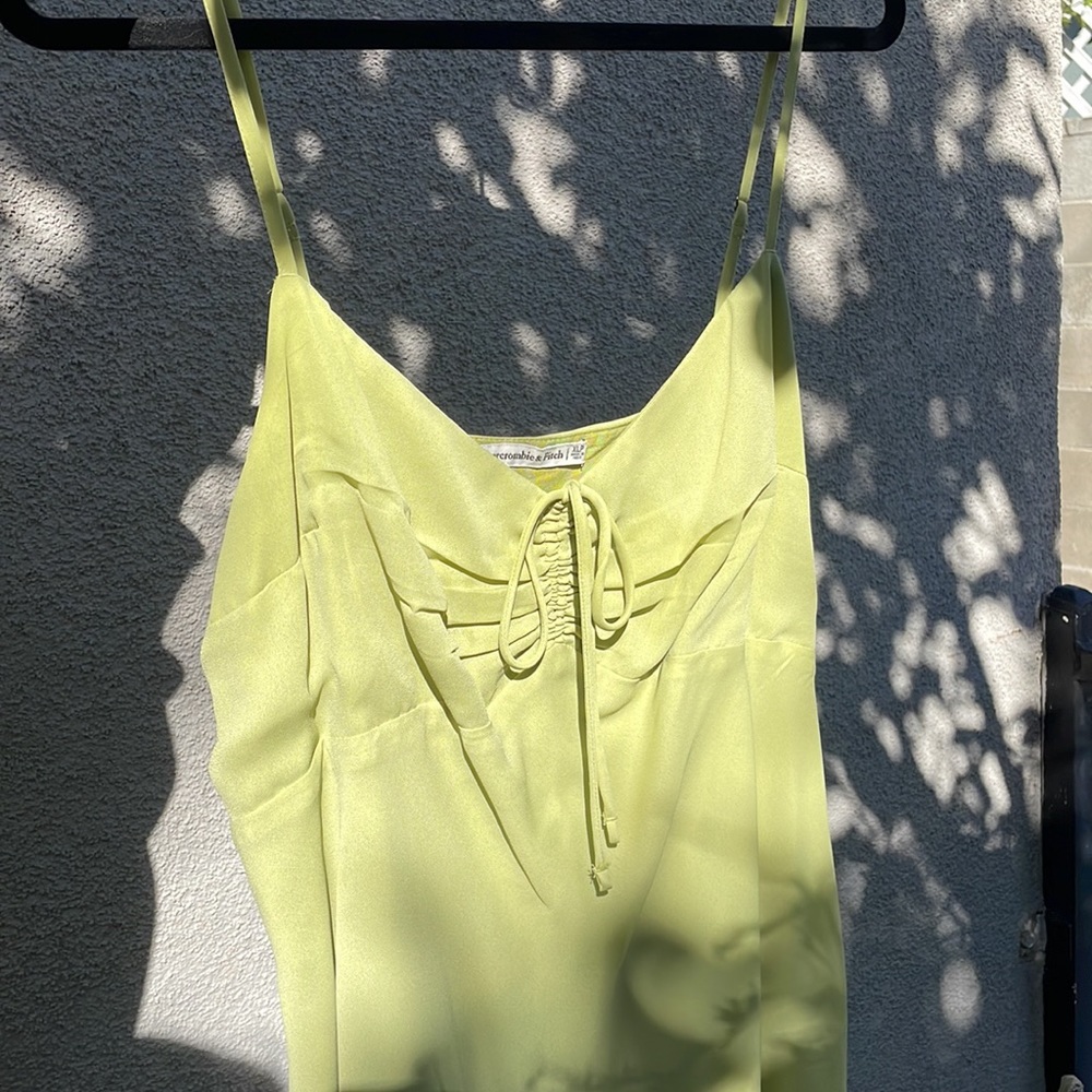 Lime green summer dress
